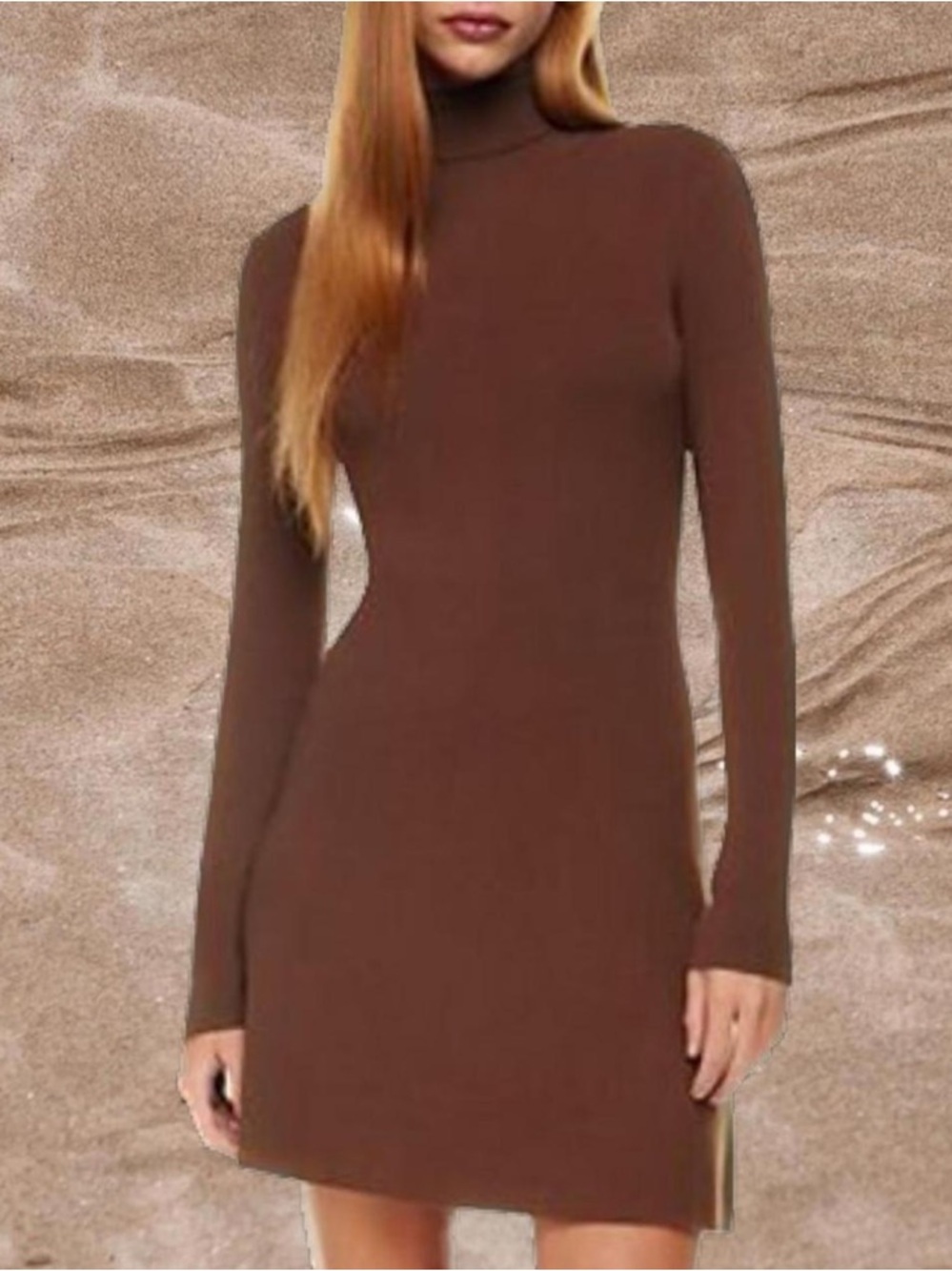 NWOT ARITZIA SUNDAY BEST DEELEY TURTLENECK MINI DRESS